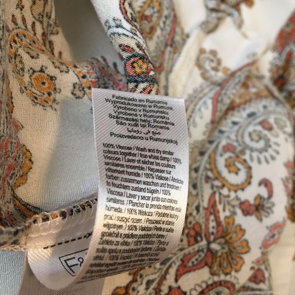 F & F | Mini Print Button Down Flowy Dress - image 7